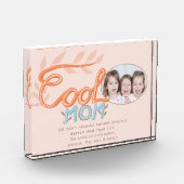 可愛クールい母の手レタリング母の日 フォトブロック (左)