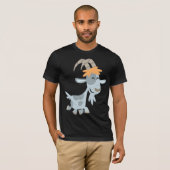 可愛クールい漫画ヤギTシャツ Tシャツ (正面フル)