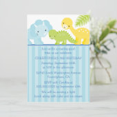 可愛クールい男の子の誕生日パーティーの招待状 招待状 (スタンド正面)