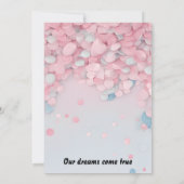 可愛クールい結婚 招待状 (裏面)