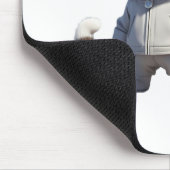 可愛クールらしい猫イラストレーション マウスパッド (コーナー)