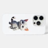 可愛クールらしい猫イラストレーション Case-Mate iPhoneケース (裏面 (横))