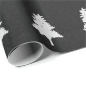 可愛シンプルいクリスマスツリー ラッピングペーパー (ロールコーナー)