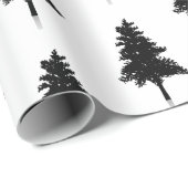 可愛シンプルいクリスマスツリー ラッピングペーパー (ロールコーナー)