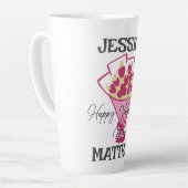 可愛シンプルいバエレガントレンタイン、カップルに甘い カフェラテマグ (左アングル)