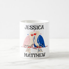 可愛シンプルいバエレガントレンタイン、カップルに甘い コーヒーマグカップ