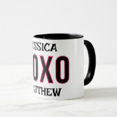 可愛シンプルいバエレガントレンタイン、カップルに甘い マグカップ (正面右)