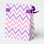可愛シンプルいピンクと紫の幾何学模様 フェイバーボックス (裏面サイド)