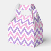 可愛シンプルいピンクと紫の幾何学模様 フェイバーボックス (裏面サイド)