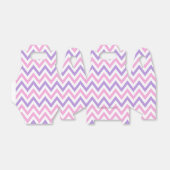 可愛シンプルいピンクと紫の幾何学模様 フェイバーボックス (折り畳みなし)