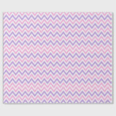 可愛シンプルいピンクと紫の幾何学模様 ラッピングペーパー (フラット)