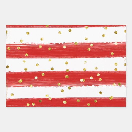 可愛シンプルいモダンの水の色クリスマスプレゼント ラッピングペーパーシート (正面3)