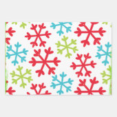 可愛シンプルいモダンの水の色クリスマスプレゼント ラッピングペーパーシート (正面2)