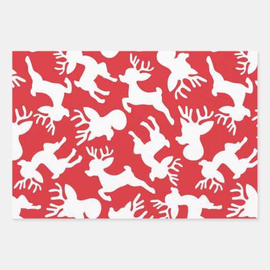 可愛シンプルいモダンの水の色クリスマスプレゼント ラッピングペーパーシート (正面)