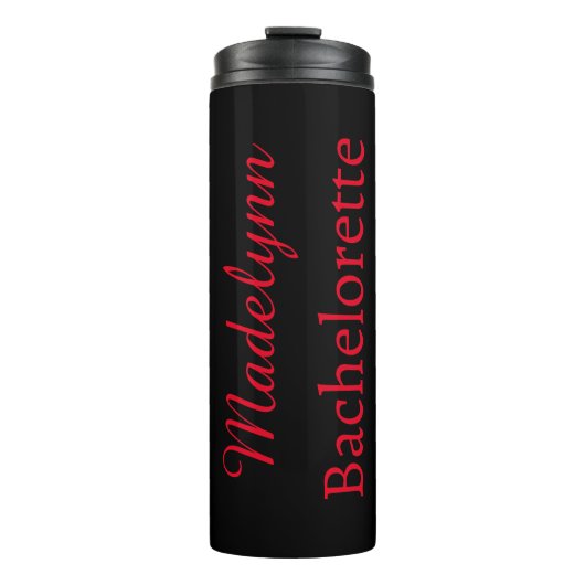 可愛スタイリッシュいパーソナライズされた花嫁 タンブラー (正面)