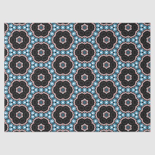 可愛スタイリッシュいモザイク模様 薄葉紙 (正面)