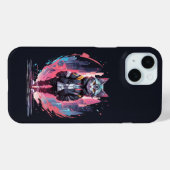 可愛スタイリッシュい猫デザイン Case-Mate iPhoneケース (裏面 (横))