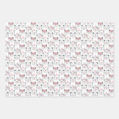 可愛スタイリッシュい猫 ラッピングペーパーシート (正面2)