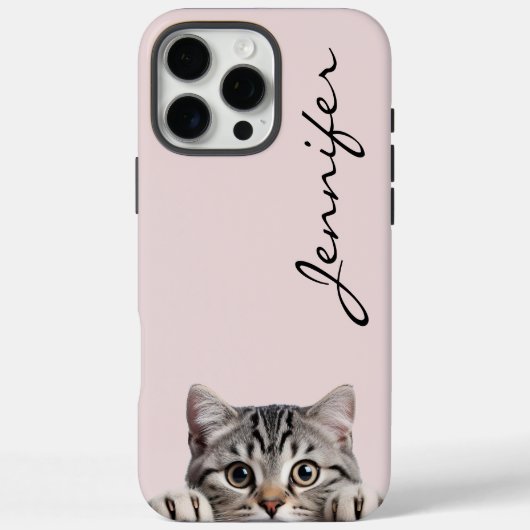 可愛スタイリッシュい猫iPhone Case-Mate iPhoneケース (裏面)