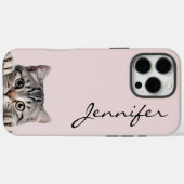 可愛スタイリッシュい猫iPhone Case-Mate iPhoneケース (裏面 (横))
