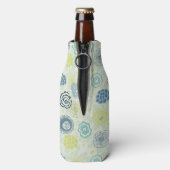 可愛スタイリッシュい花の花柄 ボトルクーラー (ボトル裏面)