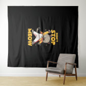 可愛ストップい猫をニャア タペストリー (インサイチュ(横))