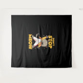 可愛ストップい猫をニャア タペストリー (正面(横))