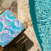 可愛トリップ（幻覚体験）のようない ビーチタオル