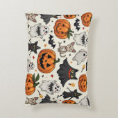可愛パターン(の模様が)あるいハローウィンパーティ用の枕 アクセントクッション (裏面(縦))