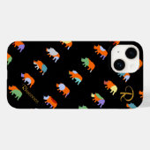 可愛パターン(の模様が)あるい Case-Mate iPhoneケース (裏面 (横))