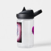 可愛パーソナライズされたいアニメのガールキャットイヤーヘッドバンド ウォーターボトル (左面)