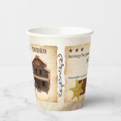可愛パーソナライズされたいカウボーイエコ再利用可能フレンドリーな 紙コップ (左)