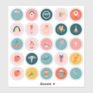 可愛パーソナライズされたいカスタムカットのビニール貼り シール