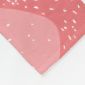 可愛パーソナライズされたいカラフルりんご柄 フリースブランケット (角)