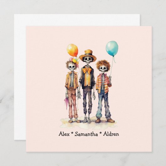 可愛パーソナライズされたいキッドゾンビハロウィーン(10) (正面/裏面)