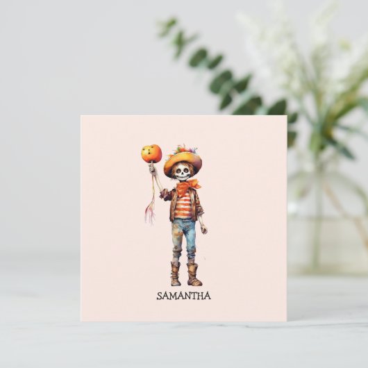 可愛パーソナライズされたいキッドゾンビハロウィーン(3) (スタンド正面)