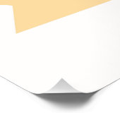 可愛パーソナライズされたいキツネ子供部屋 ポスター (コーナー)