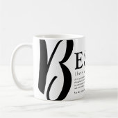 可愛パーソナライズされたいキープサキーフェスティ定義コフ コーヒーマグカップ (左)