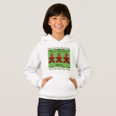 可愛パーソナライズされたいクリスマスジンジャーブレッドマン (正面フル)