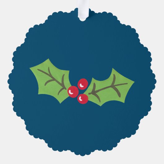 可愛パーソナライズされたいクリスマスジンジャーブレッドマン オーナメントカード (裏面)