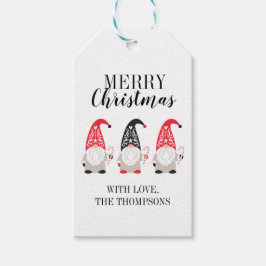 可愛パーソナライズされたいクリスマス格言 ギフトタグ