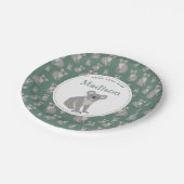 可愛パーソナライズされたいコアラ柄 ペーパープレート (アングル)