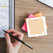 可愛パーソナライズされたいシンプル漫画アートの赤ちゃん動物 ポストイット