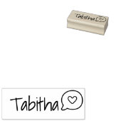 可愛パーソナライズされたいシンプル音声バブル名前をカスタムする ラバースタンプ (押印)