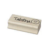 可愛パーソナライズされたいシンプル音声バブル名前をカスタムする ラバースタンプ (スタンプ)