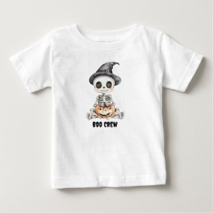 可愛パーソナライズされたいスケルトンの「ブークルーズ」 Tシャツ