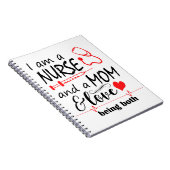 可愛パーソナライズされたいナース ノートブック (右側)