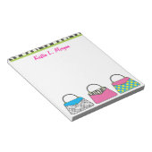 可愛パーソナライズされたいハンドバッグメモ帳 ノートパッド (アングル)