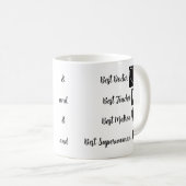 可愛パーソナライズされたいハートエレガント作品 コーヒーマグカップ (正面右)