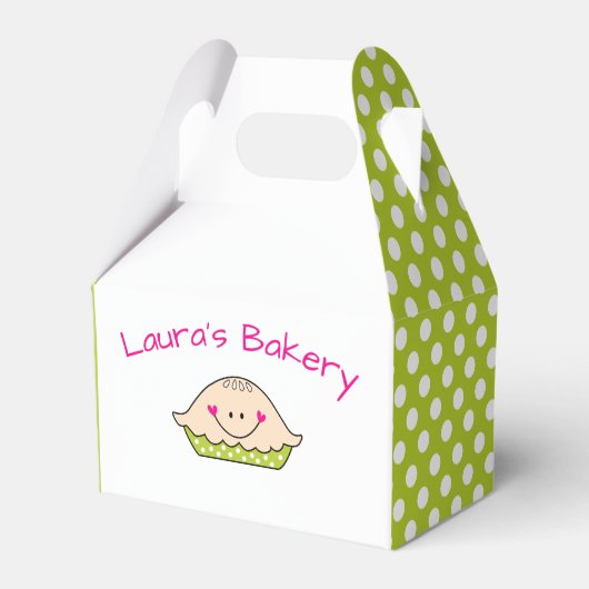 可愛パーソナライズされたいパイを愛用 フェイバーボックス (正面サイド)